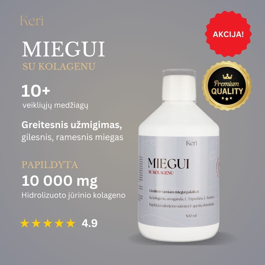 Speciali formulė miegui su 10 000 mg kolageno